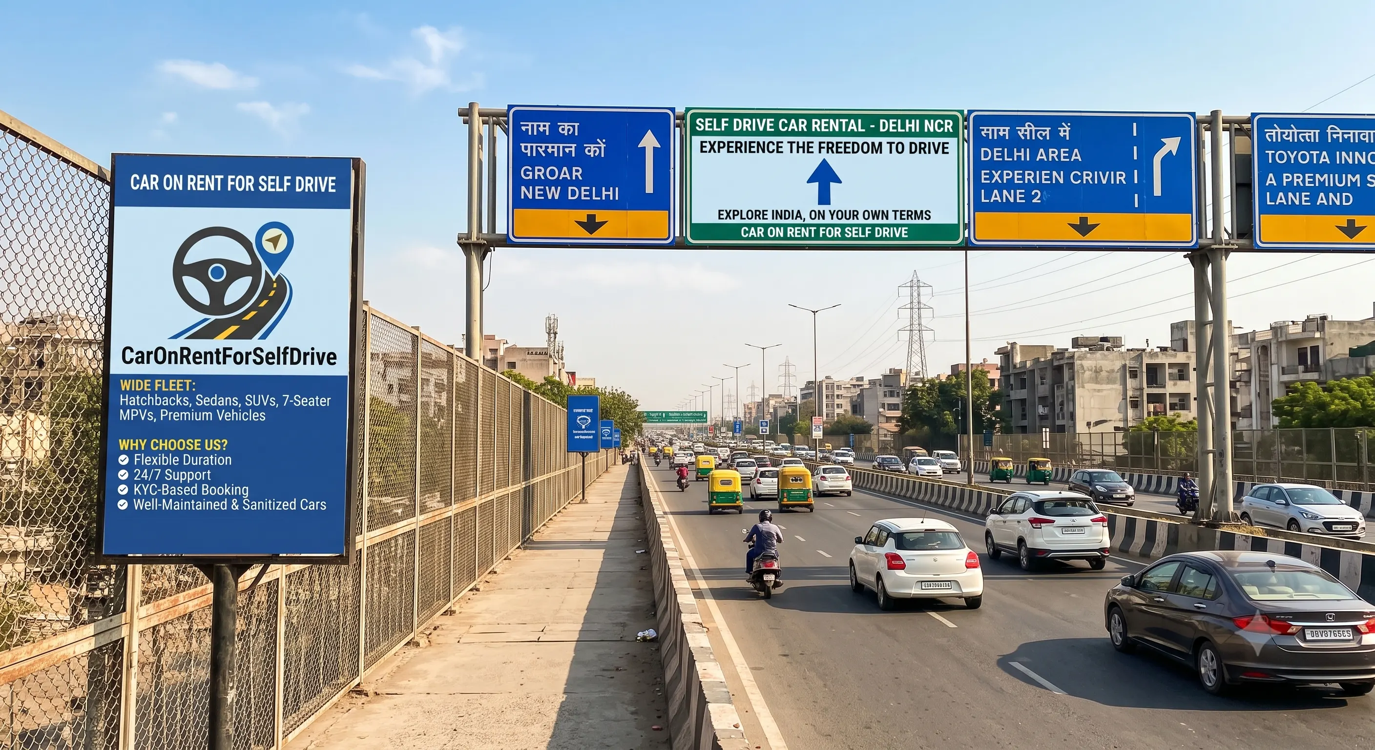 Self Drive Car Rental in Delhi